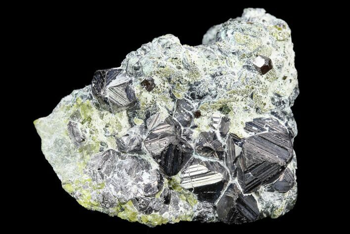 Magnetite, Diopside, Garnet & Biotite Association - Afghanistan #121357